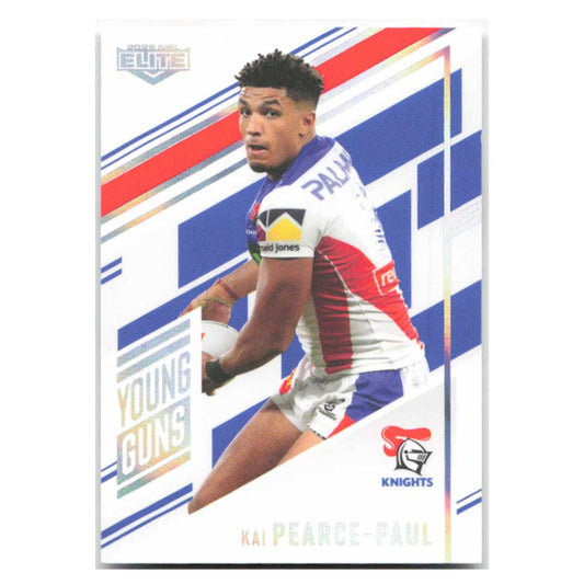 Kai Pearce-Paul Young Guns Knights YG17/34 #172/221 2025 NRL Elite Trading Card