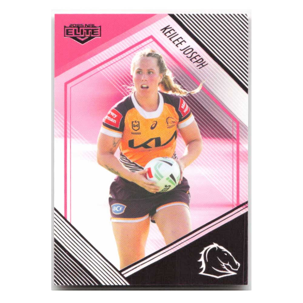 Keilee Joseph Pink Diamond Broncos PD03/60 #04/68 2025 NRL Elite Trading Card