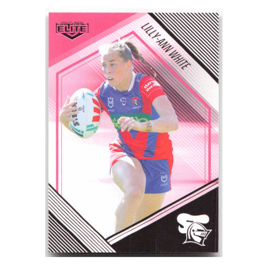 Lilly-Ann White Pink Diamond Knights PD30/60 #52/68 2025 NRL Elite Trading Card