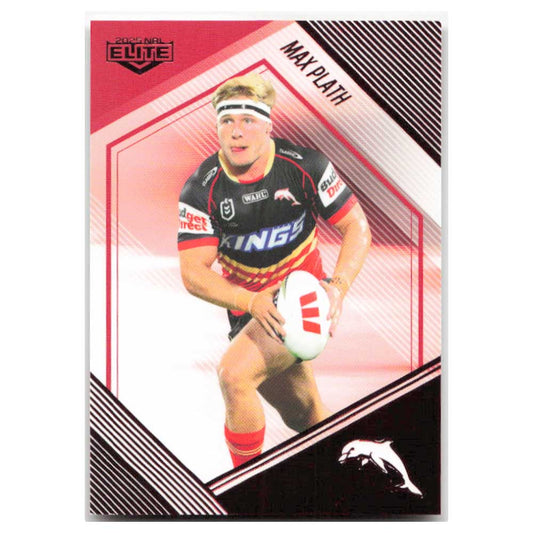 Max Plath Mojo Ruby Dolphins MR 043 #23/53 2025 NRL Elite Trading Card