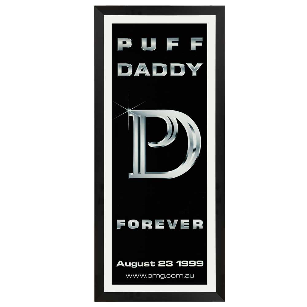 Puff Daddy - Forever Promotional Vintage Daybill Poster Framed