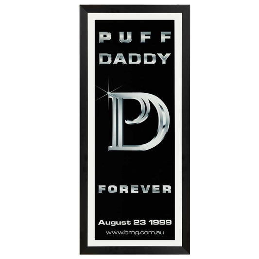 Puff Daddy - Forever Promotional Vintage Daybill Poster Framed