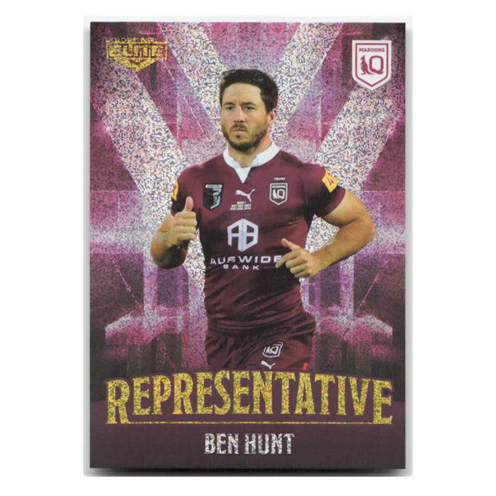 Ben Hunt Representaive Maroons REP27/48 2025 NRL Elite Trading Card