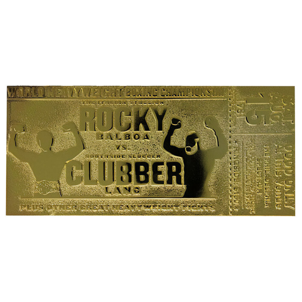 Limited Edition Rocky lll Clubber Lang Fight Ticket