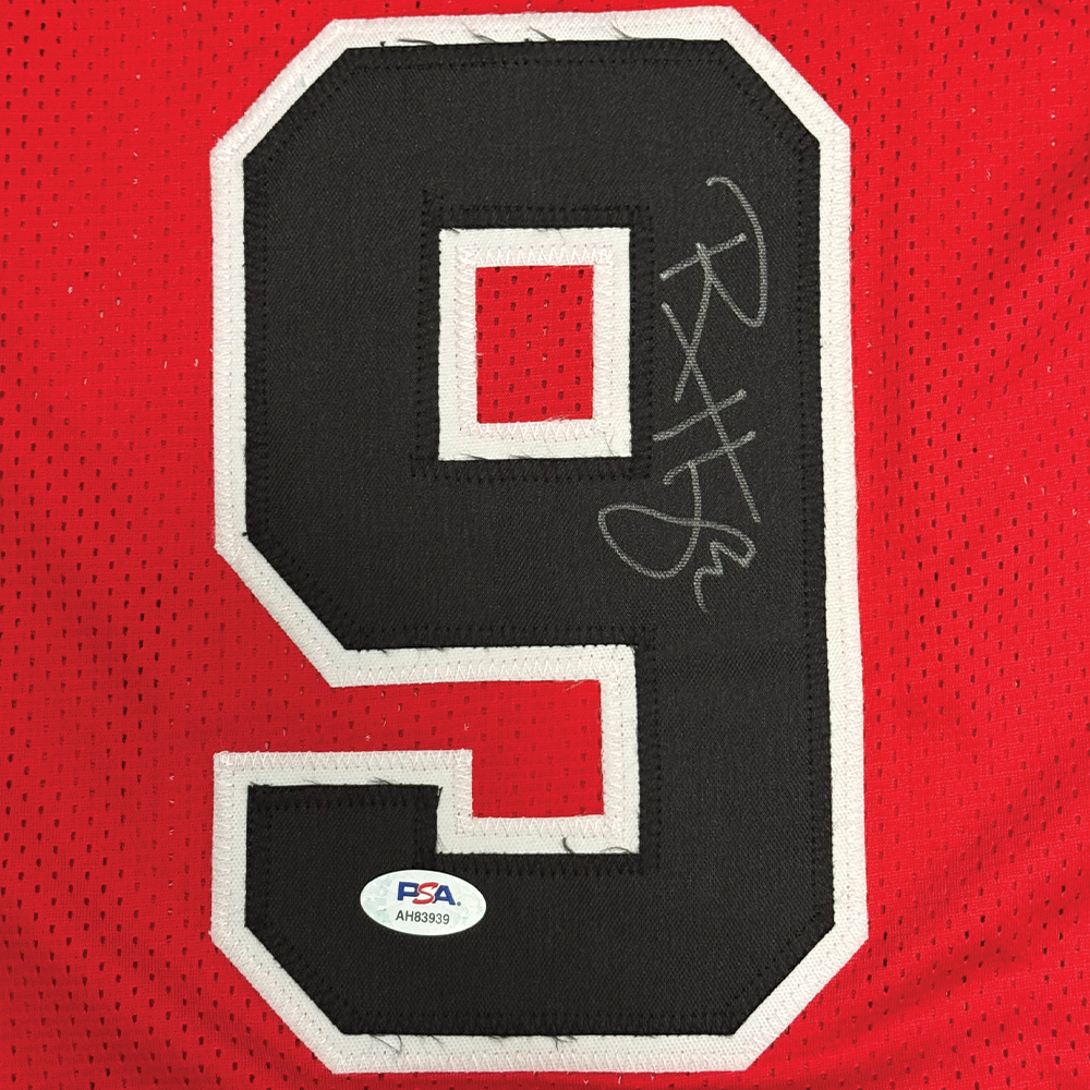 Ron Harper Signed Chicago Bulls Framed Jersey