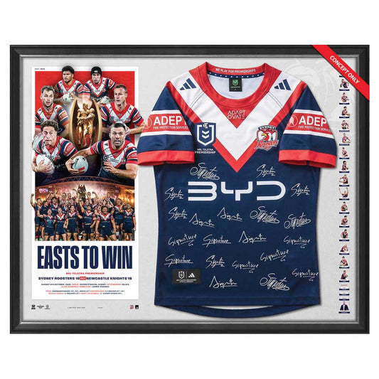 Sydney Roosters 2026 Premiers Team Signed Jersey