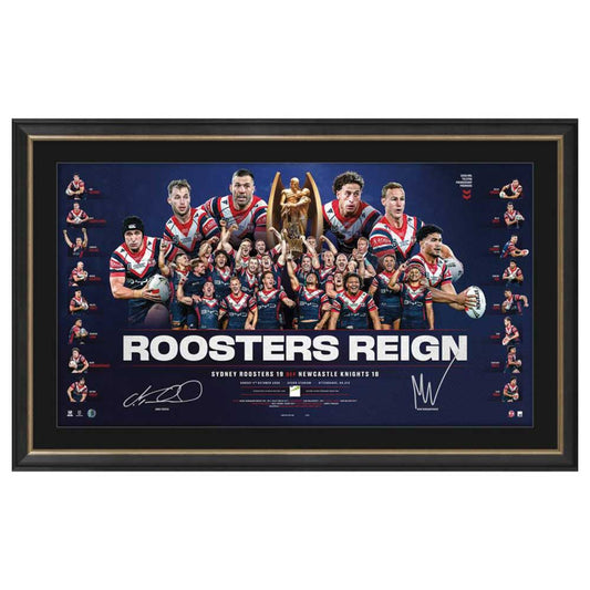 Tedesco and Nawaqanitawase 2026 Premiers Dual Signed Lithograph