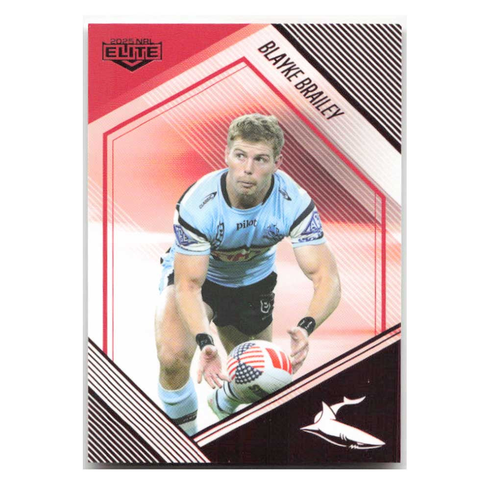 Blayke Brailey Mojo Ruby Sharks MR 029 #17/53 2025 NRL Elite Trading Card