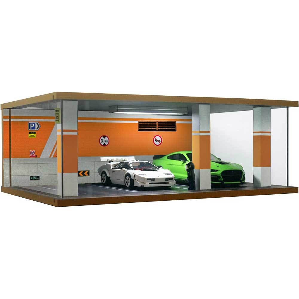 1:24 Scale Model Car Parking Garage - 3 Car