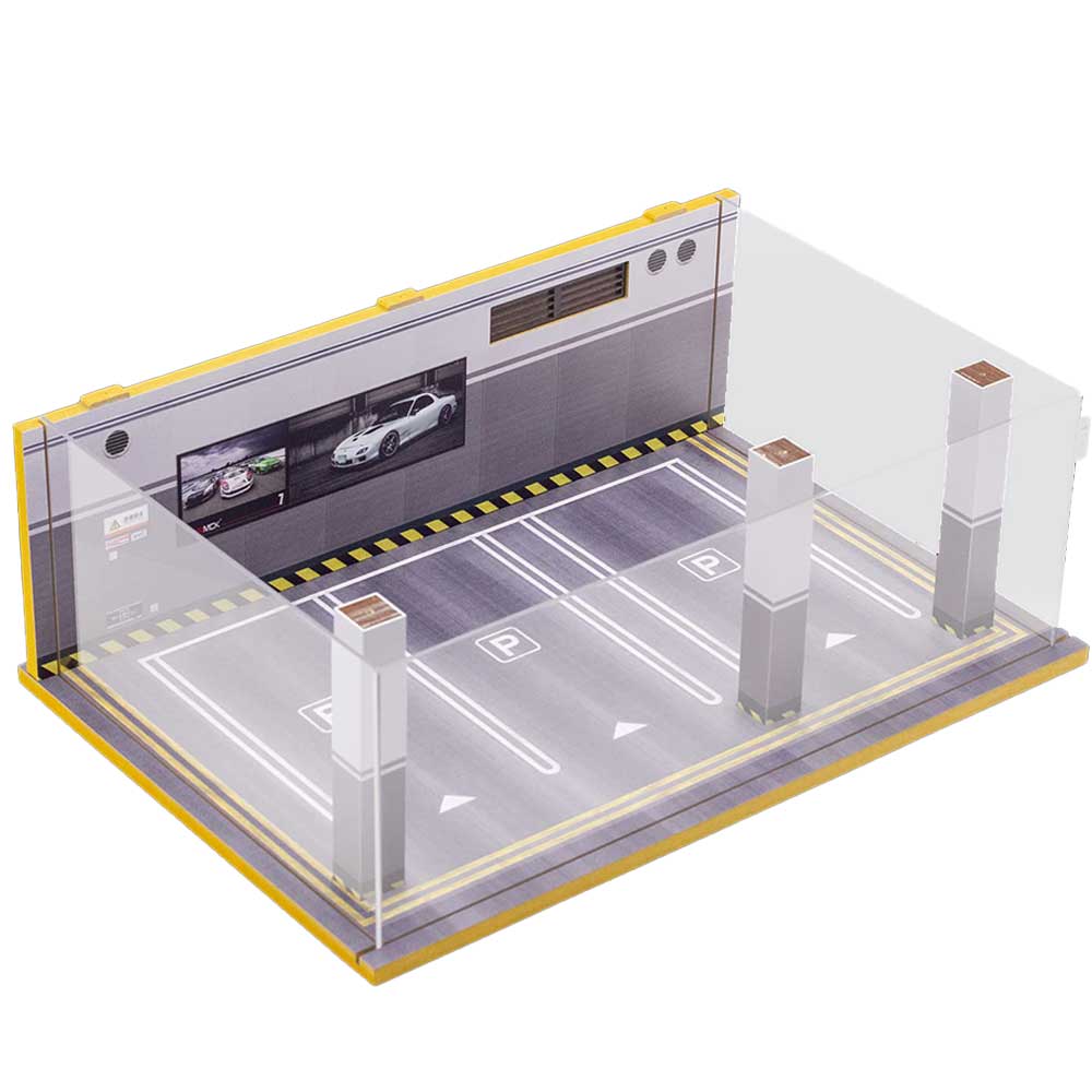 1:24 Scale Model Car Parking Garage - 3 Car