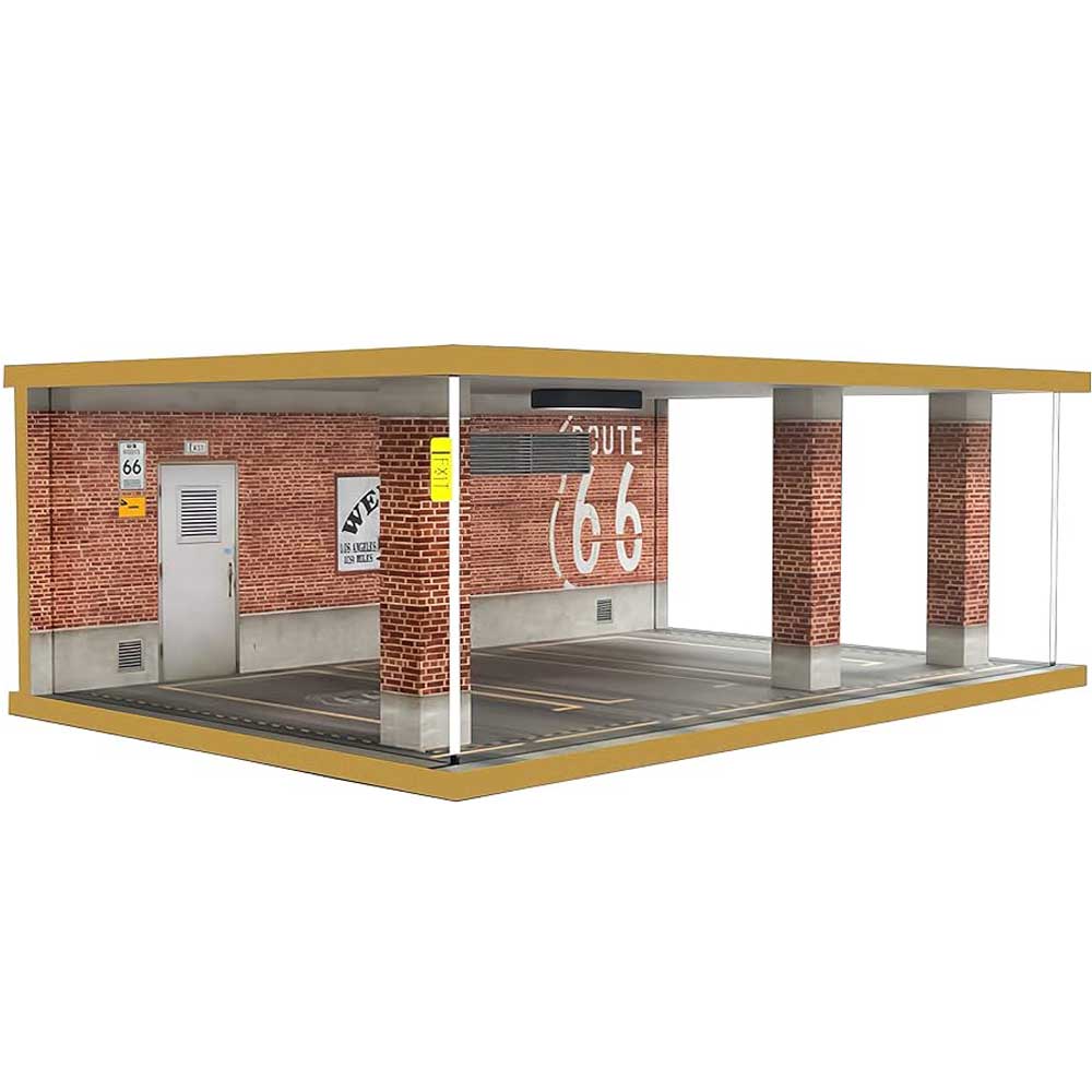 1:24 Scale Model Car Parking Garage - 3 Car