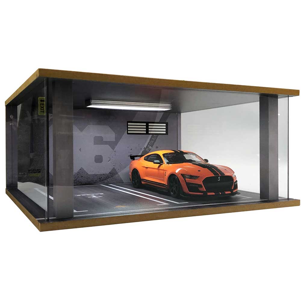 1:18 Scale Model Car Parking Garage