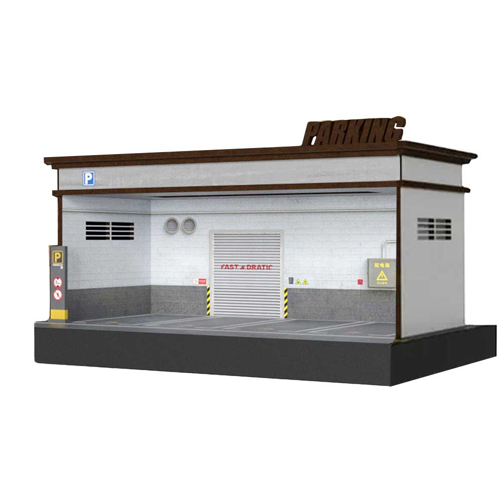 1:64 Scale Model Car Parking Garage