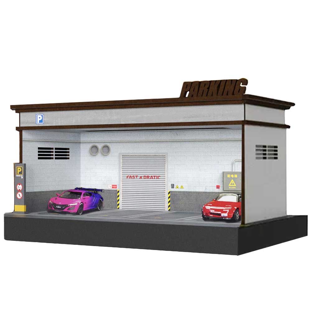 1:64 Scale Model Car Parking Garage