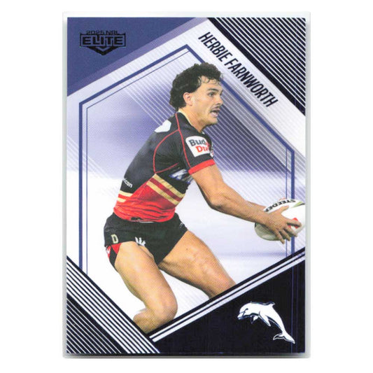 Herbie Farnworth Mojo Sapphire Dolphins MS 038 #05/27 2025 NRL Elite Trading Card