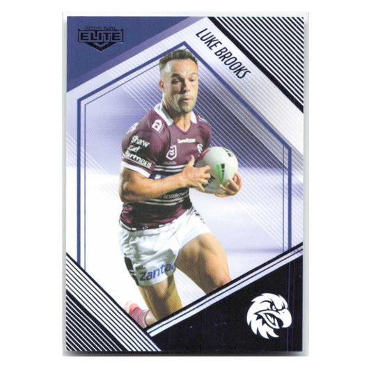 Luke Brooks Mojo Sapphire Sea Eagles MS 056 #01/27 2025 NRL Elite Trading Card