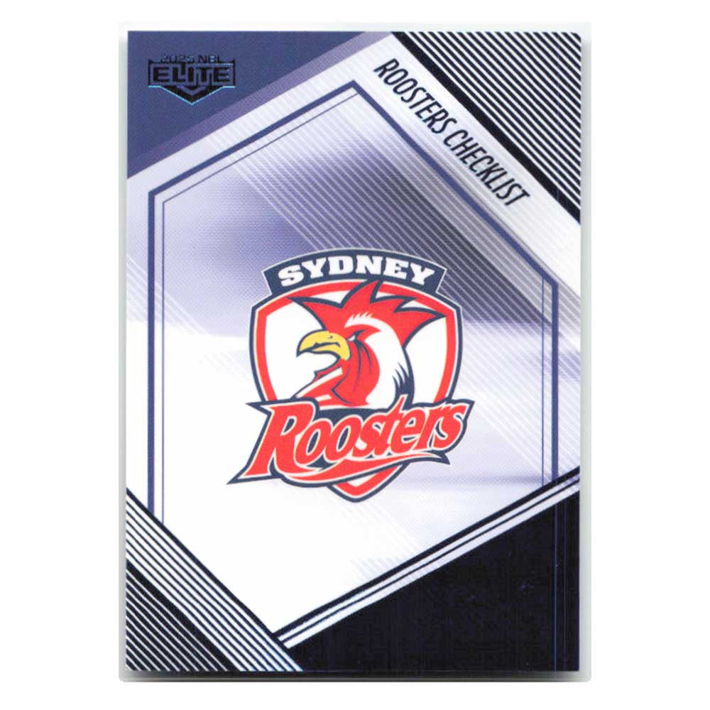 Roosters Mojo Sapphire Checklist MS 127 #10/27 2025 NRL Elite Trading Card