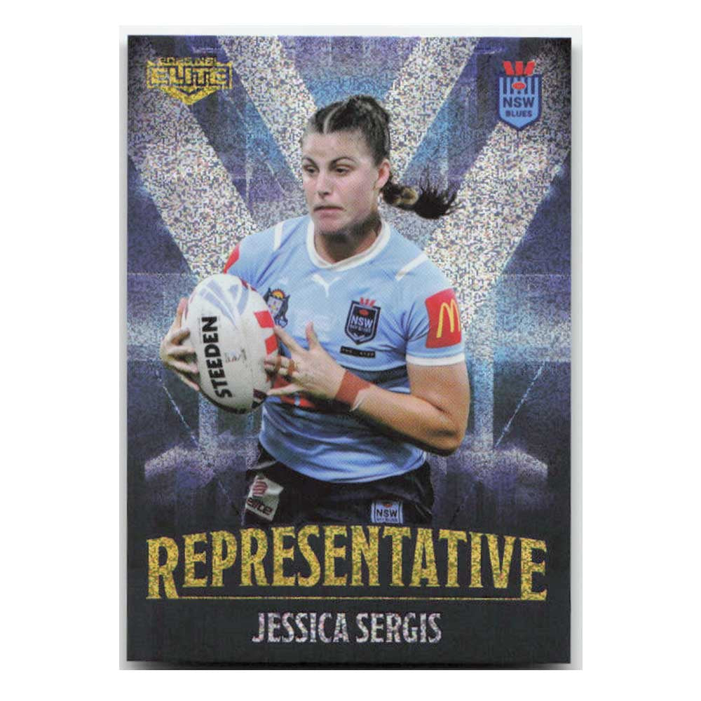 Jessica Sergis Representative Blues REP24/48 2025 NRL Elite Trading Card