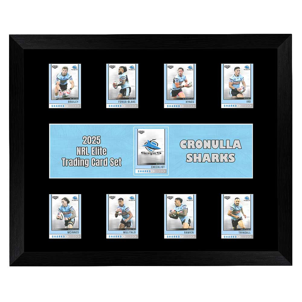 Cronulla Sharks 2025 Elite Trading Card Frame