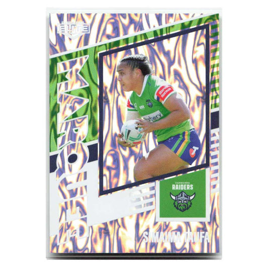 Simaima Taufa Marquee Raiders M06/44 2025 NRL Elite Trading Card