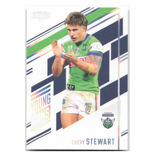Chevy Stewart Young Guns Raiders YG04/34 #164/221 2025 NRL Elite Trading Card