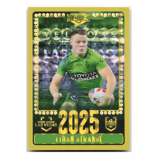 Ethan Strange 2025 Las Vegas Raiders V04/30 2025 NRL Elite Trading Card