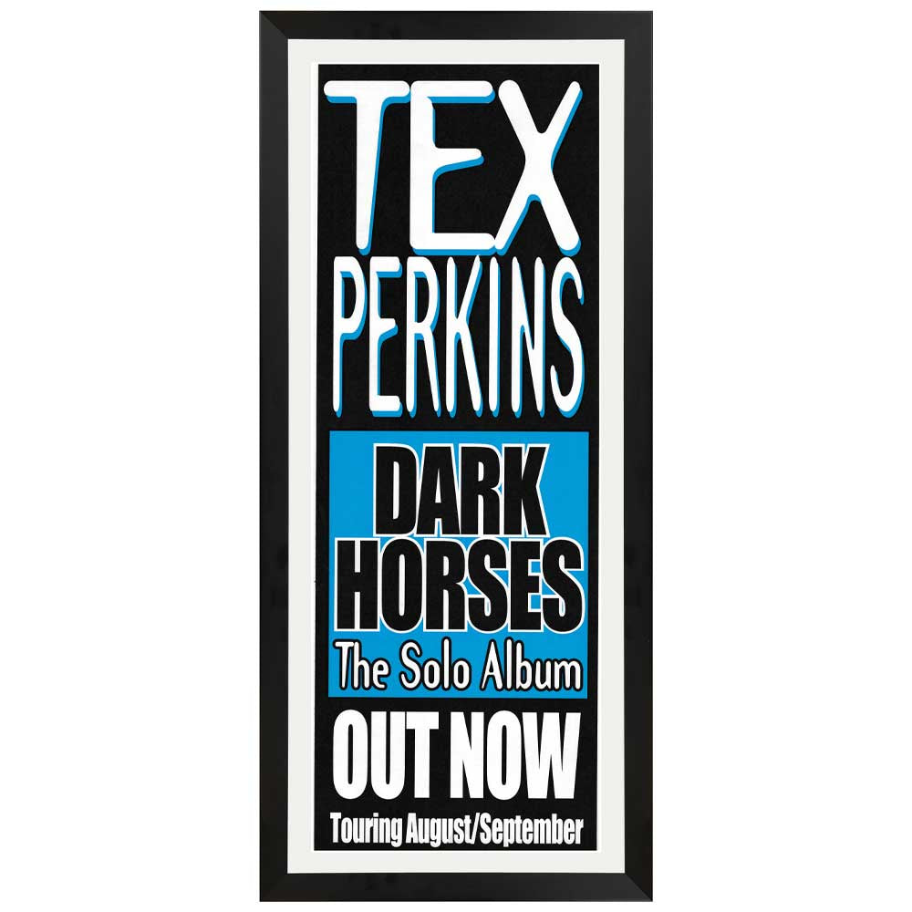Tex Perkins - Dark Horses Daybill Poster Framed