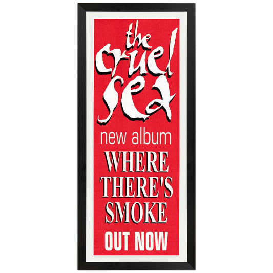 The Cruel Sea - Where There's Smoke Daybill Poster Framed