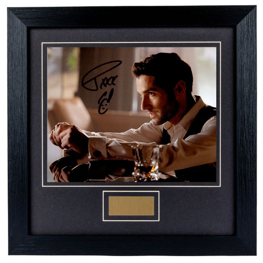 Tom Ellis Personally Signed Lucifer V1 8 x 10 Photograph Framed