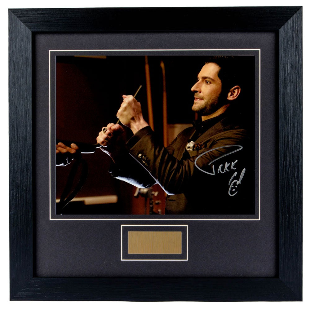 Tom Ellis  Personally Signed Lucifer V2 8 x 10 Photograph Framed