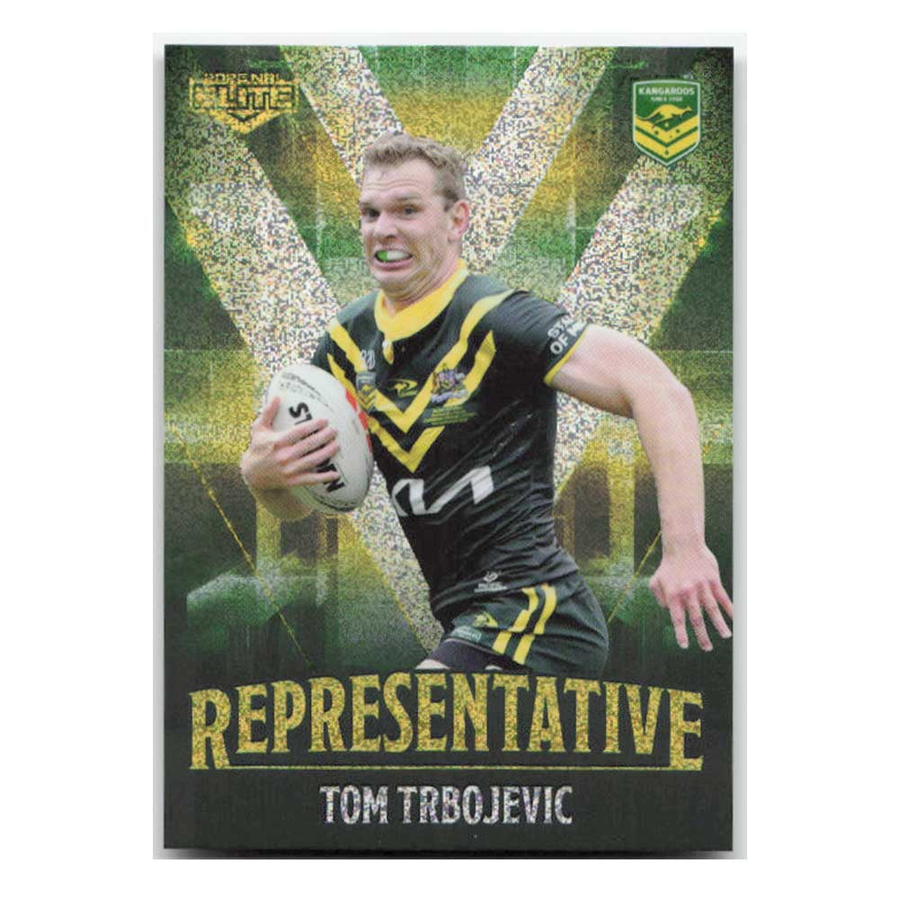 Tom Trbojevic Representative Kangaroos REP15/48 2025 NRL Elite Trading Card