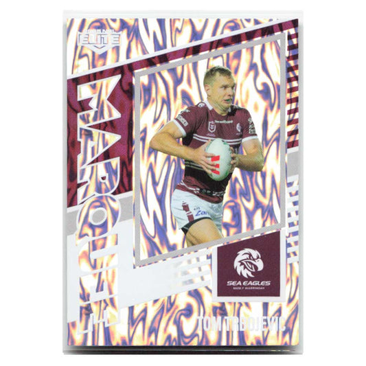 Tom Trbojevic Marquee Sea Eagles M18/44 2025 NRL Elite Trading Card