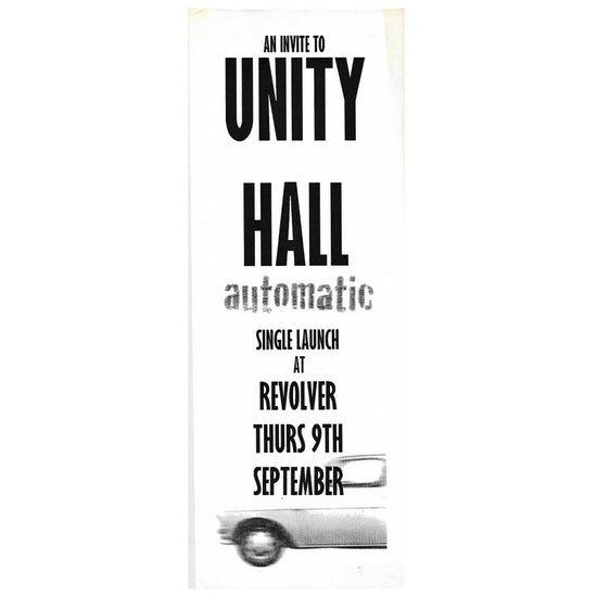 Unity Hall – Automatic Vintage Daybill Poster Unframed – exclusivesignings