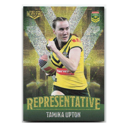 Tamika Upton Representative Jillaroos REP08/48 2025 NRL Elite Trading Card