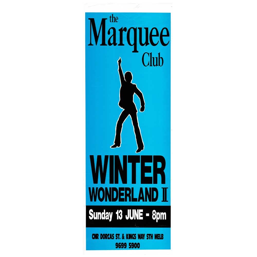 The Marquee Club – Winter Wonderland II Vintage Daybill Poster Unframed