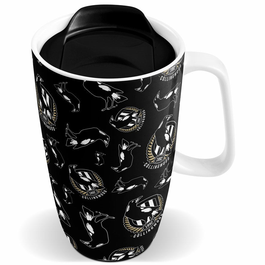 Collingwood Magpies Travel Mug with Handle