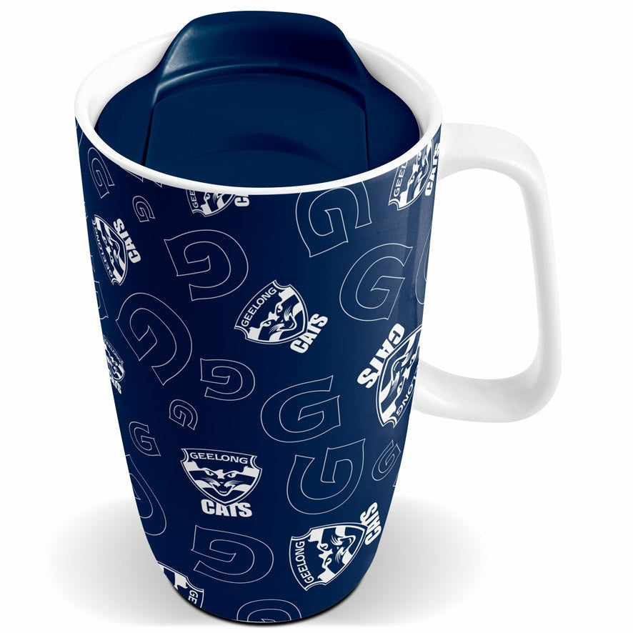 Geelong Cats Travel Mug with Handle