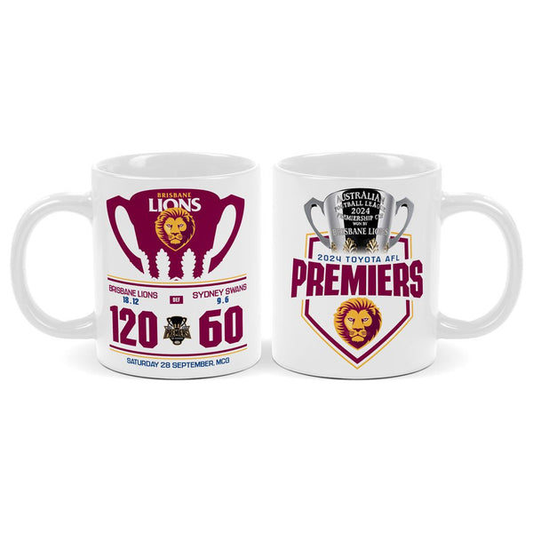 Brisbane Lions AFL Premiers 2024 Coffee Cup – exclusivesignings