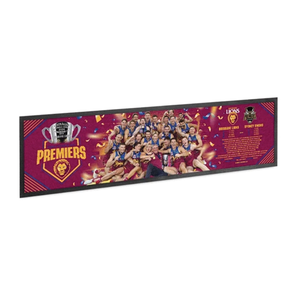 Brisbane Lions Grand Final 2024 Team Bar Runner Phase 2