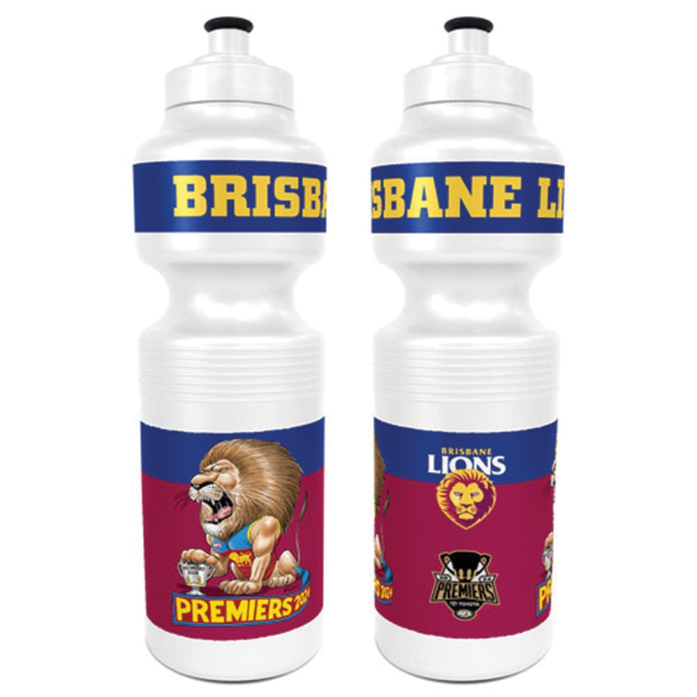 Brisbane Lions Grand Final 2024 Caricature Drink Bottle