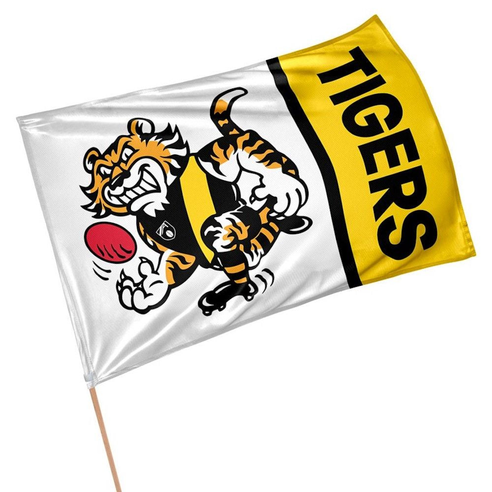 Richmond Tigers Retro Game Day Flag