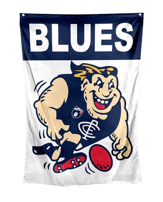 Carlton Blues AFL Retro Wall Flag