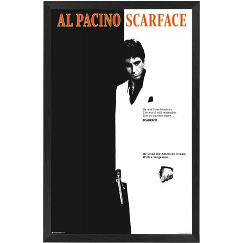 Scarface Poster Framed – exclusivesignings