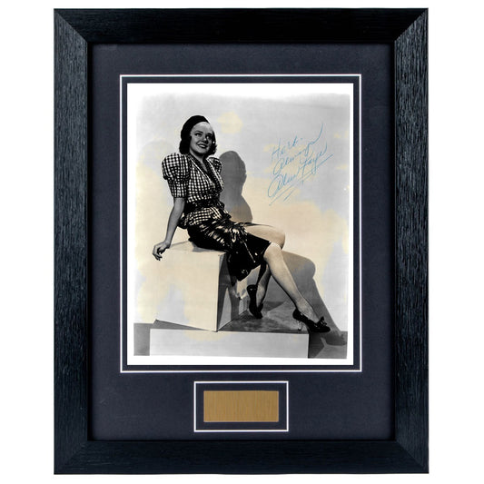 Alice Faye Personally Signed Alexanders Ragtime Band 8 x 10 Photograph Framed