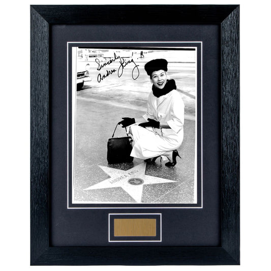 Andrea King Personally Signed Portrait V1 8 x 10 Photograph Framed