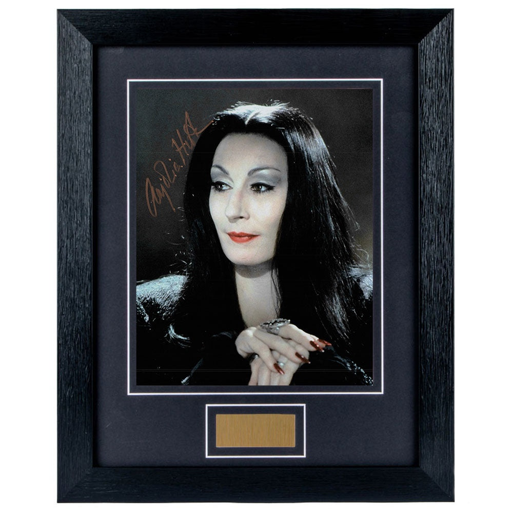 Anjelica Huston Personally Signed The Addams Family V5 8 x 10 Photograph Framed