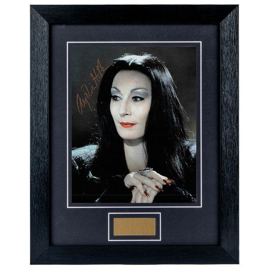Anjelica Huston Personally Signed The Addams Family V5 8 x 10 Photograph Framed