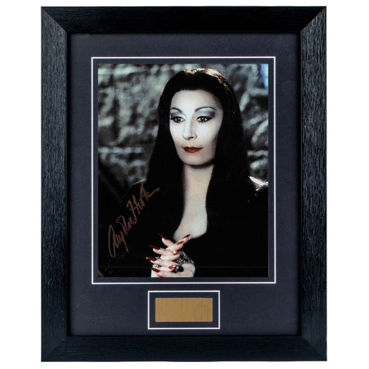Anjelica Huston Personally Signed The Addams Family V6 8 x 10 Photograph Framed