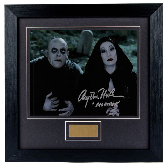 Anjelica Huston Personally Signed The Addams Family V7 8 x 10 Photograph Framed