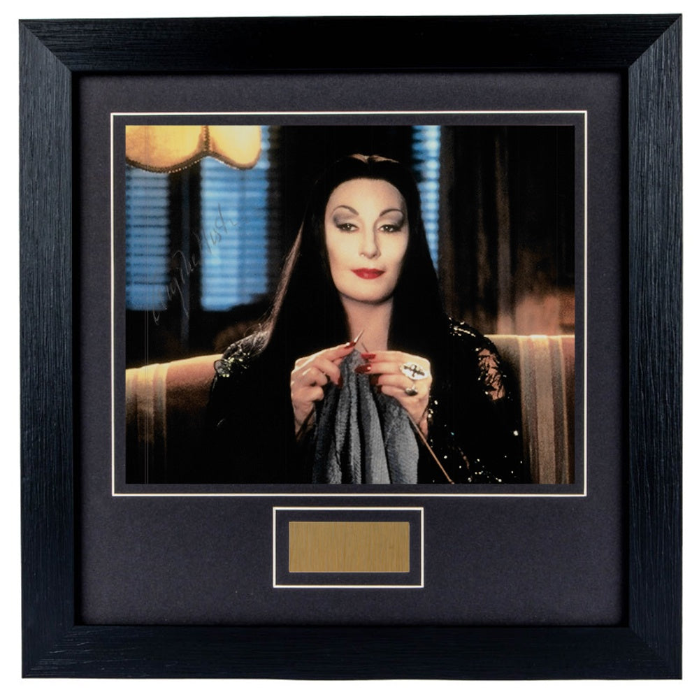 Anjelica Huston Personally Signed The Addams Family V9 8 x 10 Photograph Framed
